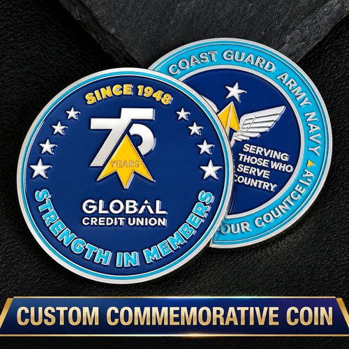 Custom enamel challenge coin